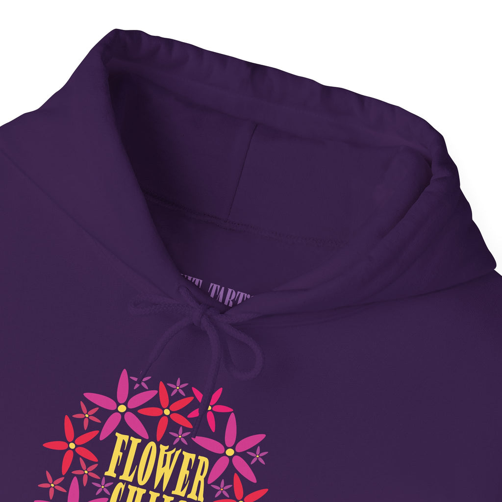 Flower Chil Graphic Design Hoodie — Retro Floral Style