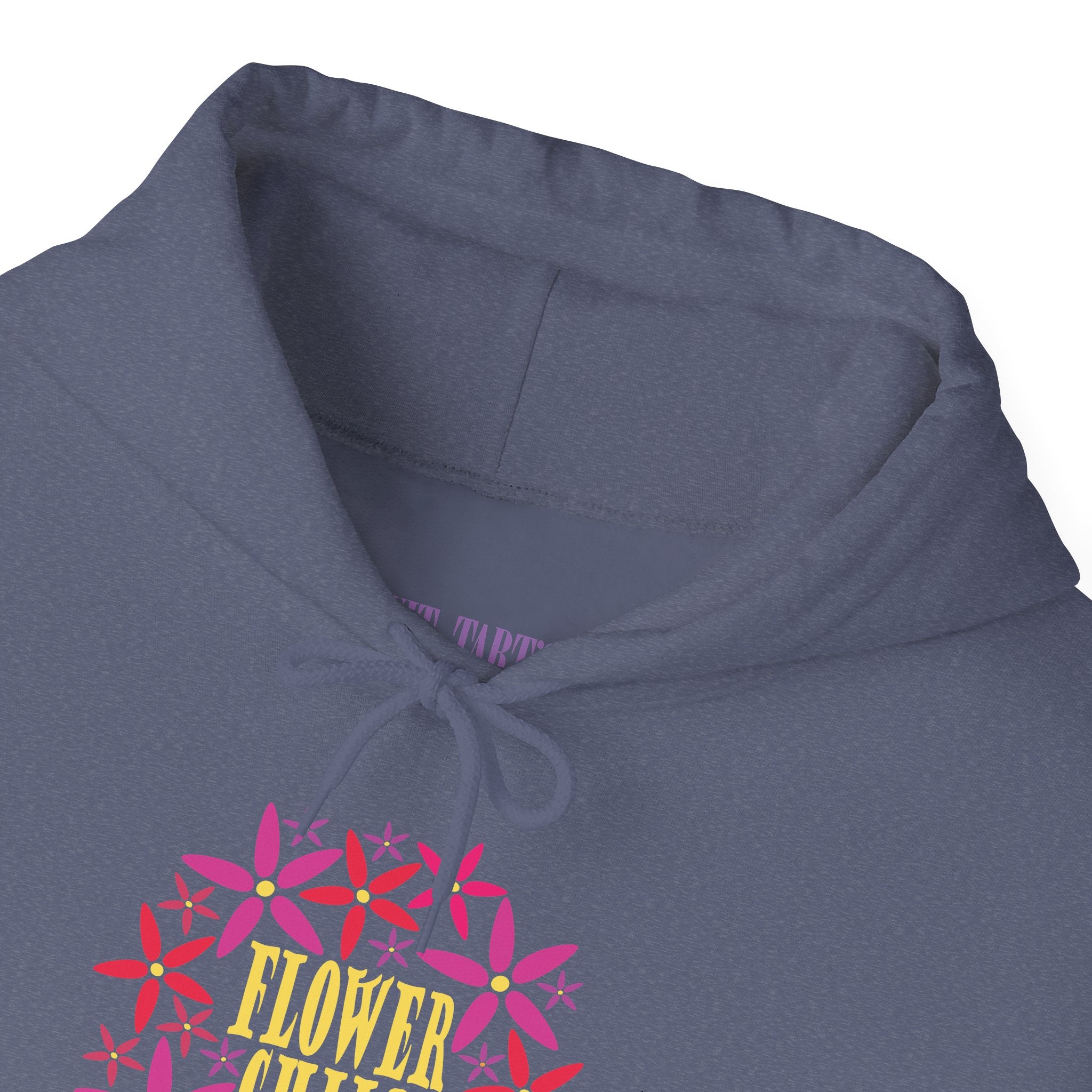 Flower Chil Graphic Design Hoodie — Retro Floral Style