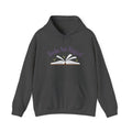 Books Are Magical Graphic Design Hoodie — Open Book Design for Readers & Book Lovers