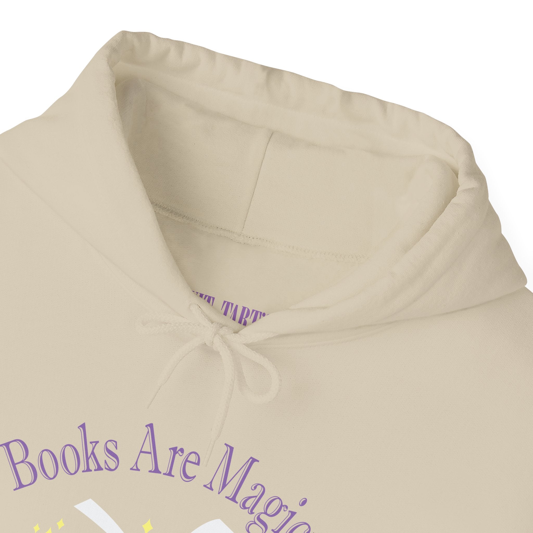 Books Are Magical Graphic Design Hoodie — Open Book Design for Readers & Book Lovers