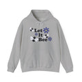 Let It Bee Graphic Design Hoodie – Cute Bees & Flowers