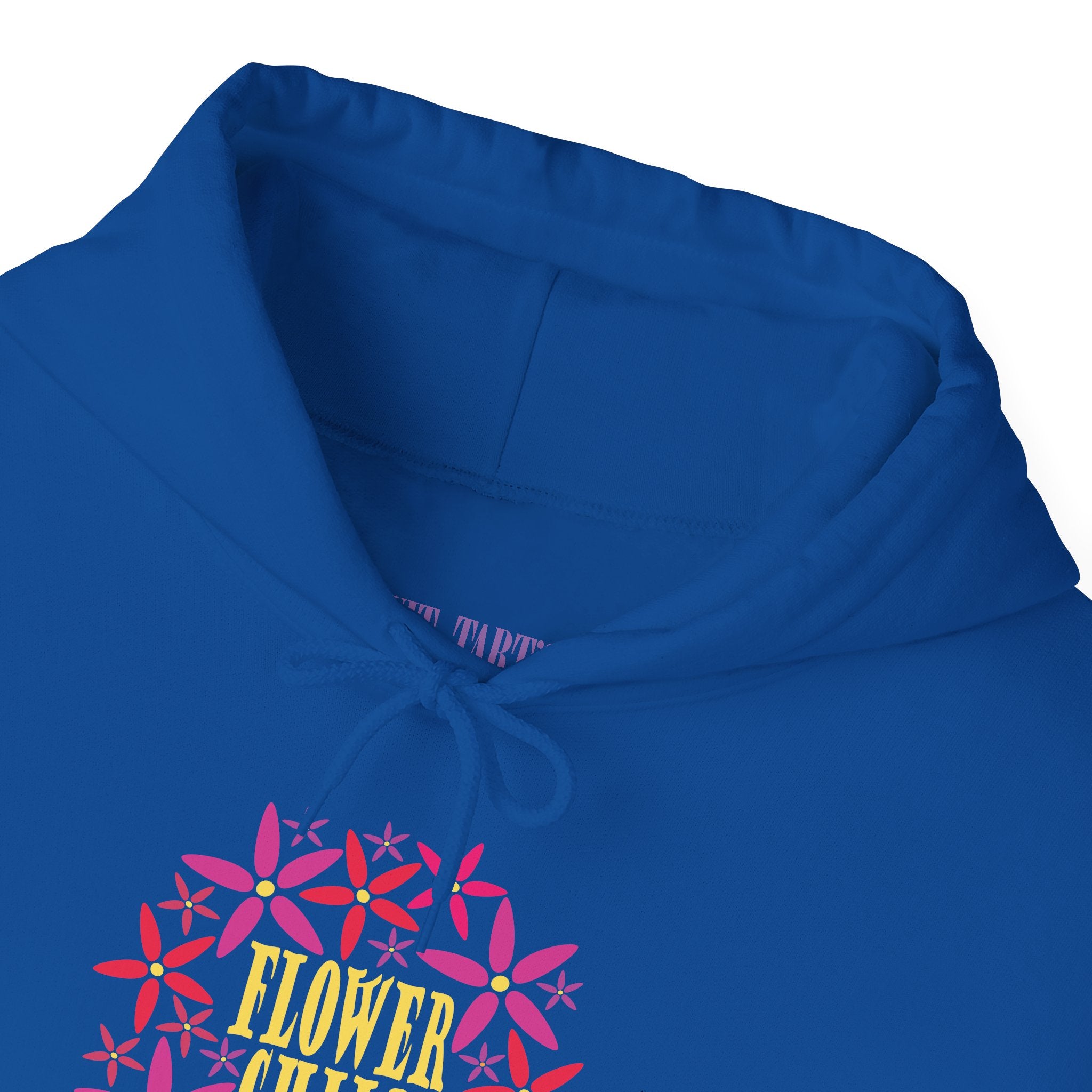 Flower Chil Graphic Design Hoodie — Retro Floral Style