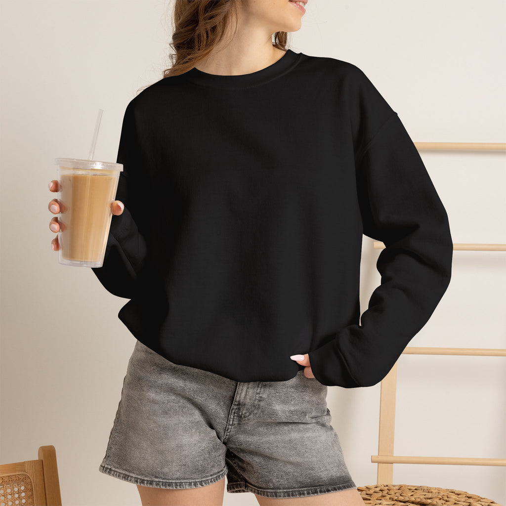 But What If It All Works Out Graphic Design Sweatshirt — Funky Gradient Text on Back
