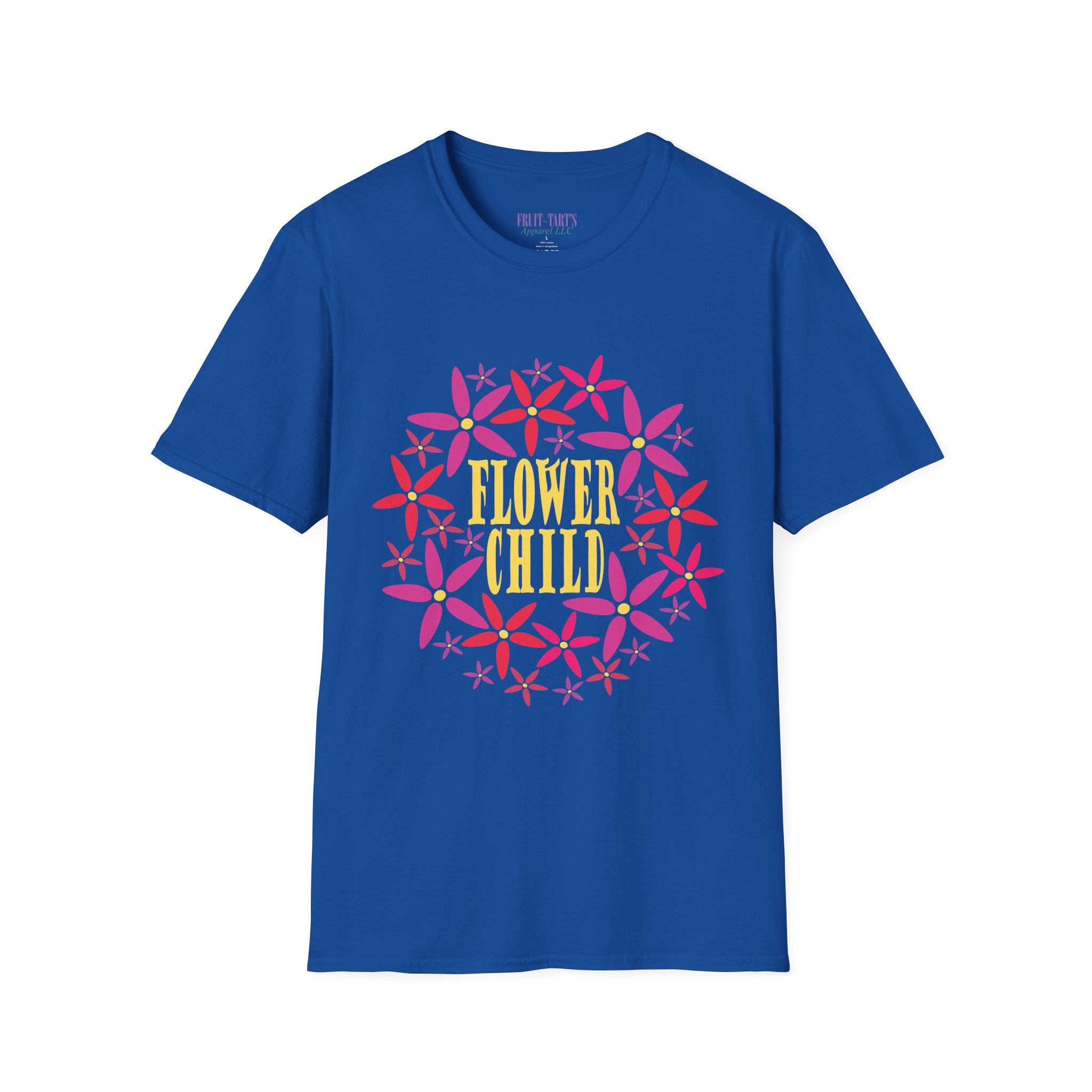 Flower Child Graphic Design T-Shirt — Retro Floral Style