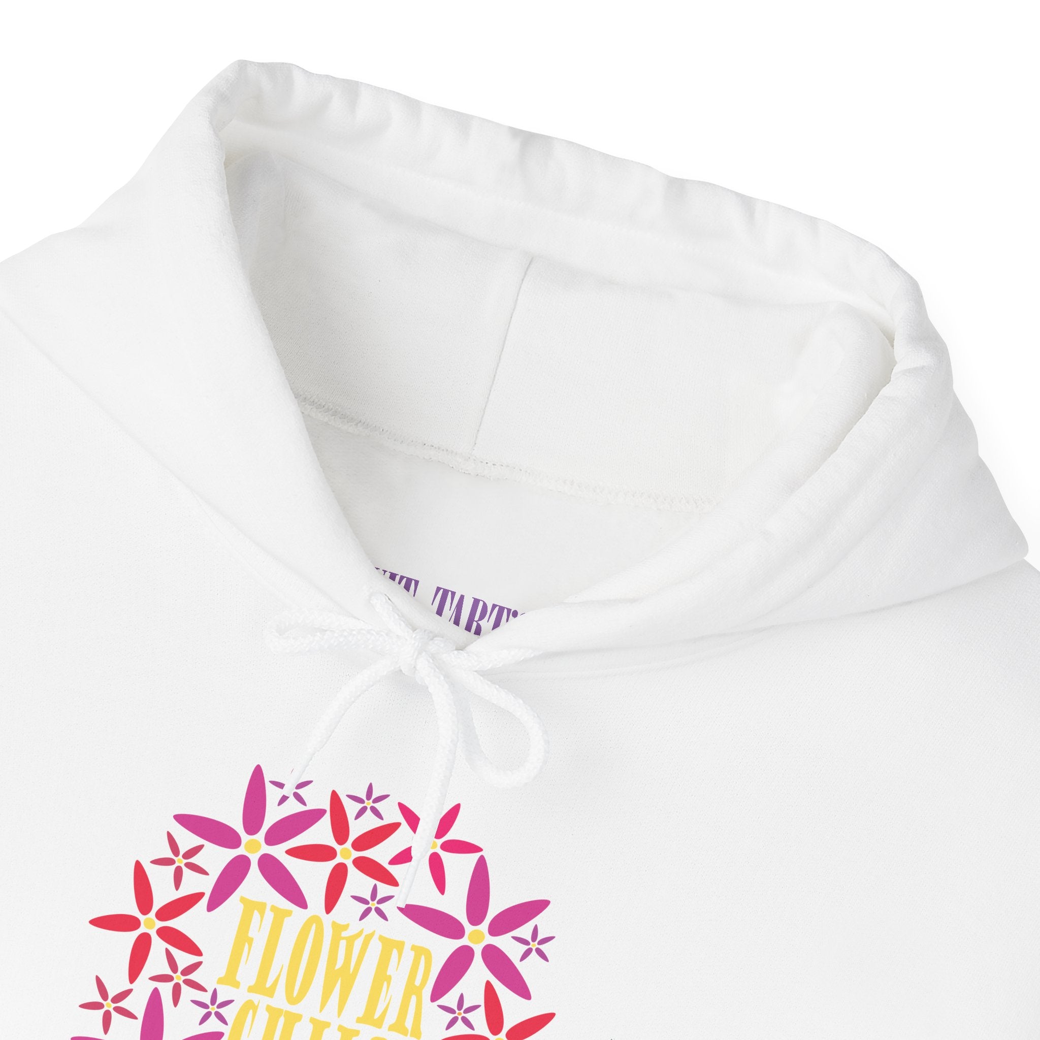 Flower Chil Graphic Design Hoodie — Retro Floral Style