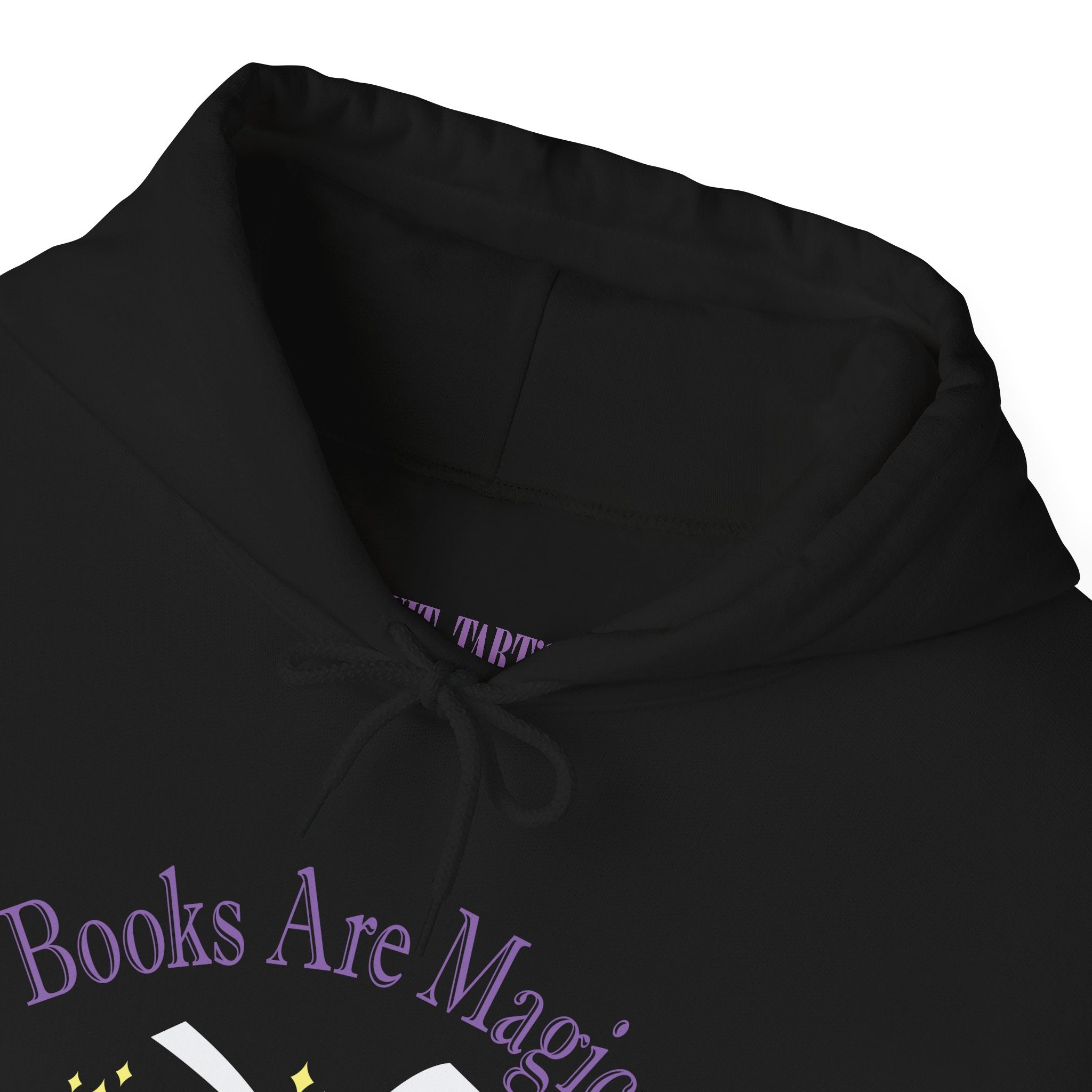 Books Are Magical Graphic Design Hoodie — Open Book Design for Readers & Book Lovers