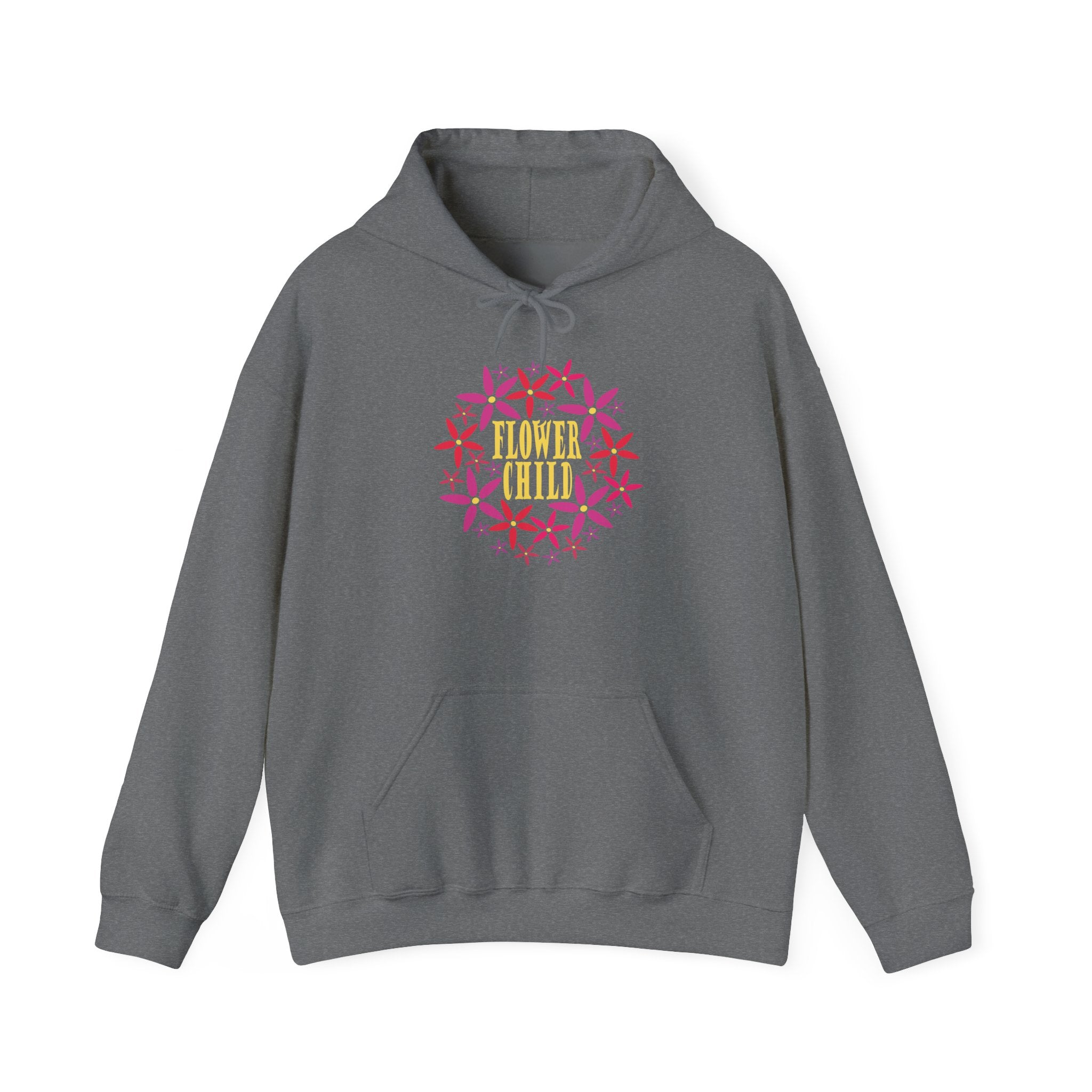 Flower Chil Graphic Design Hoodie — Retro Floral Style