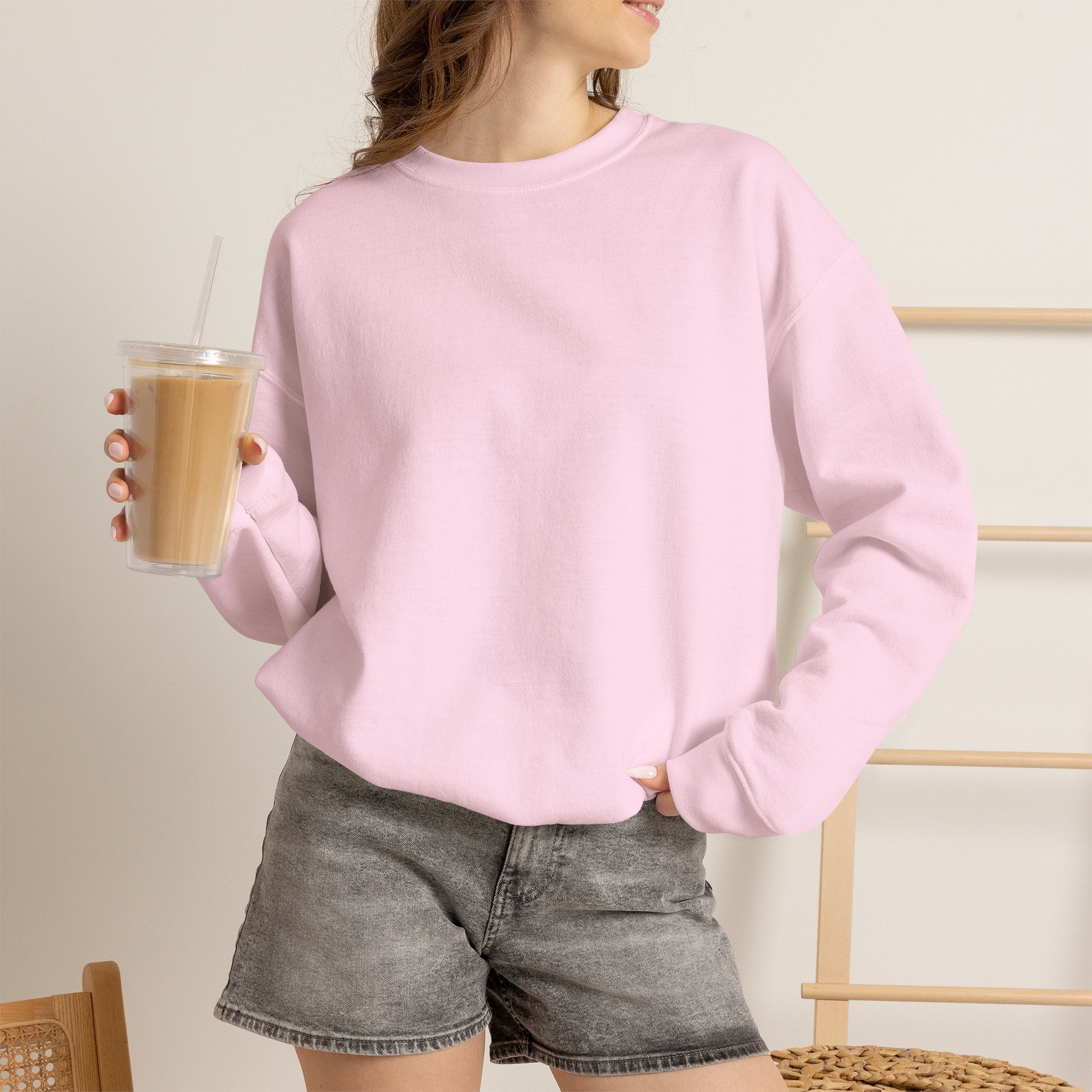 But What If It All Works Out Graphic Design Sweatshirt — Funky Gradient Text on Back