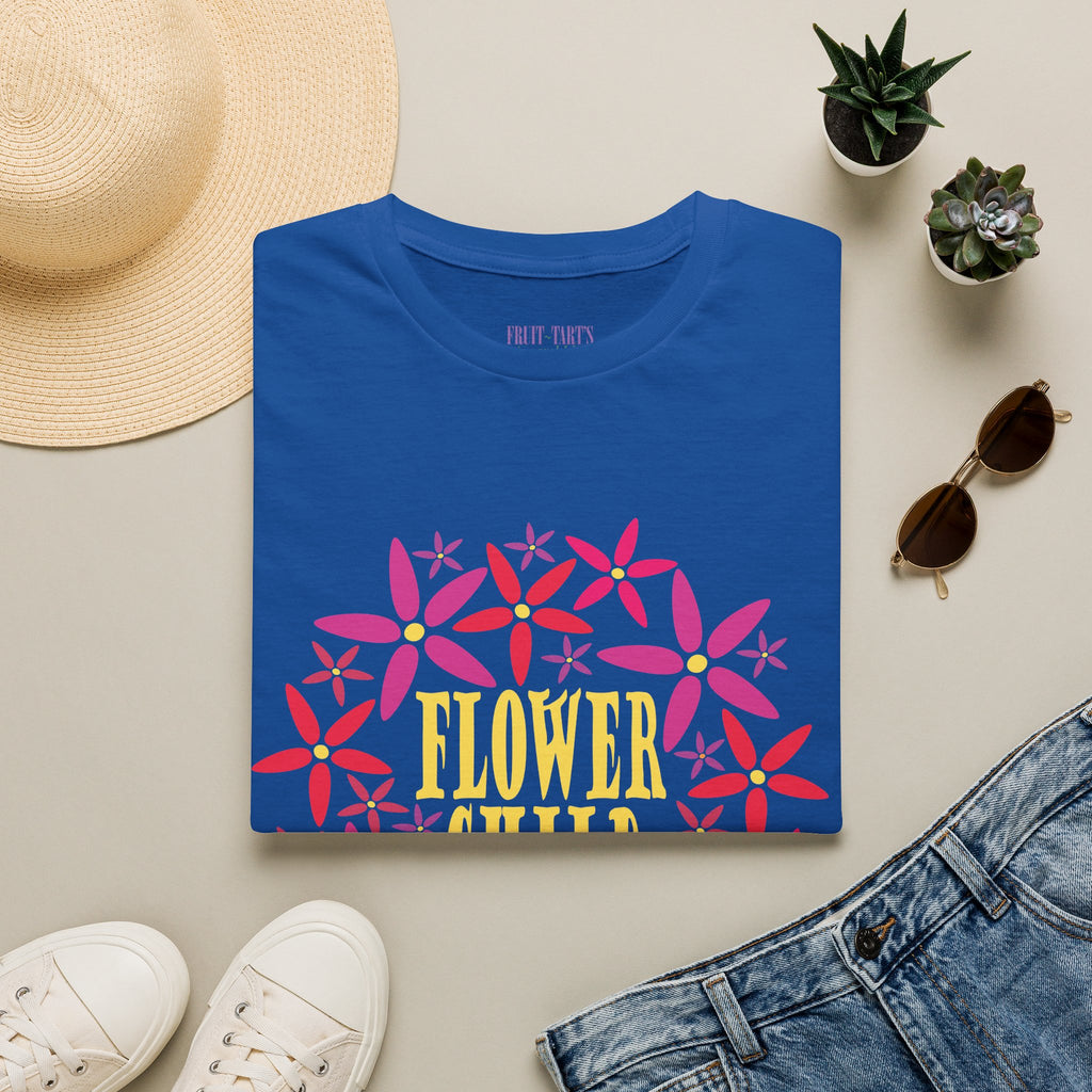 Flower Child Graphic Design T-Shirt — Retro Floral Style