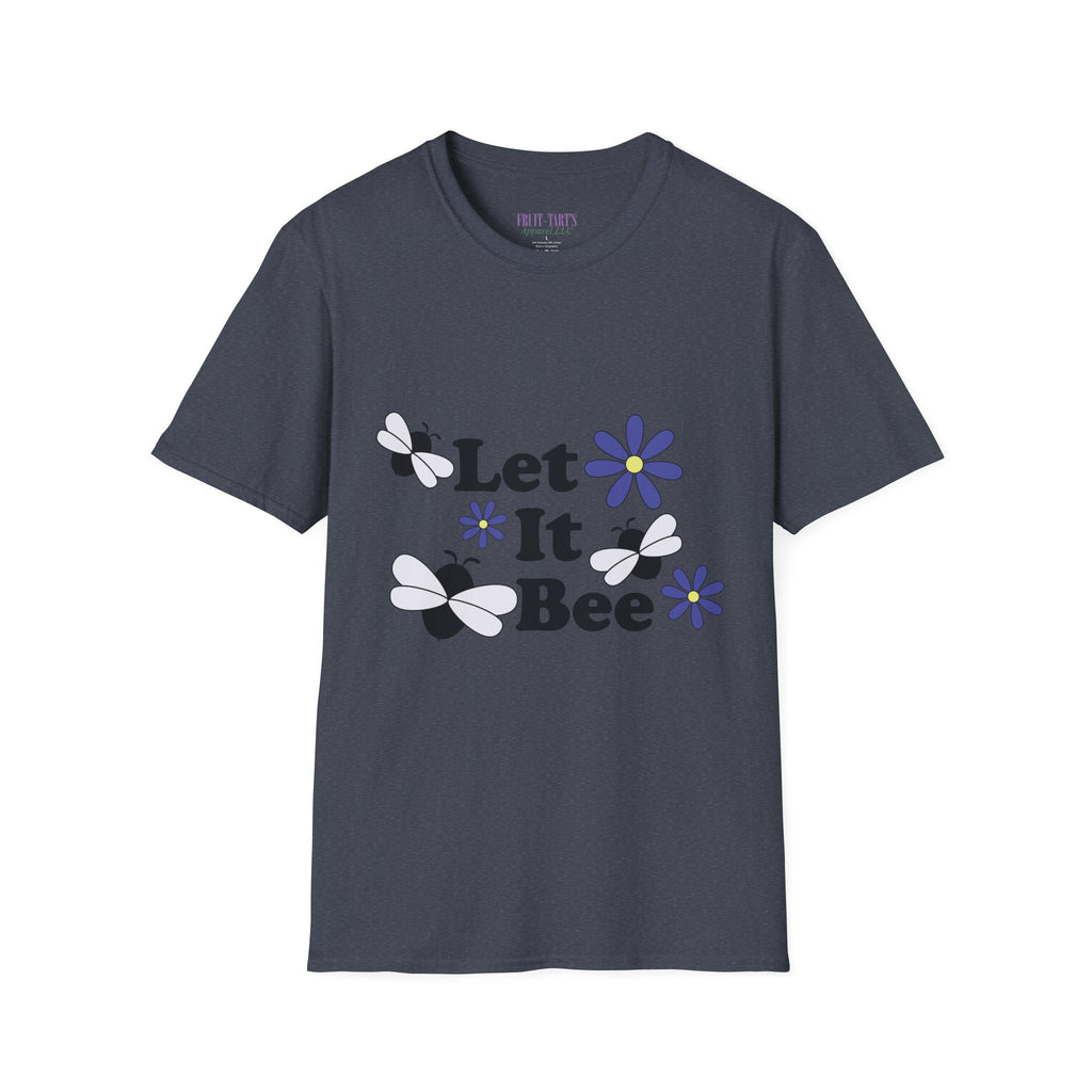 Let It Bee Graphic Design T-Shirt — Cute Bees & Flowers