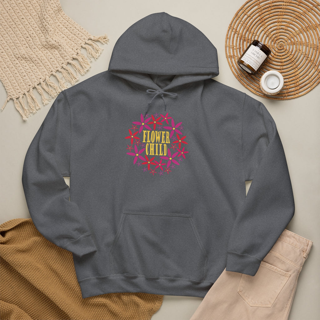 Flower Chil Graphic Design Hoodie — Retro Floral Style