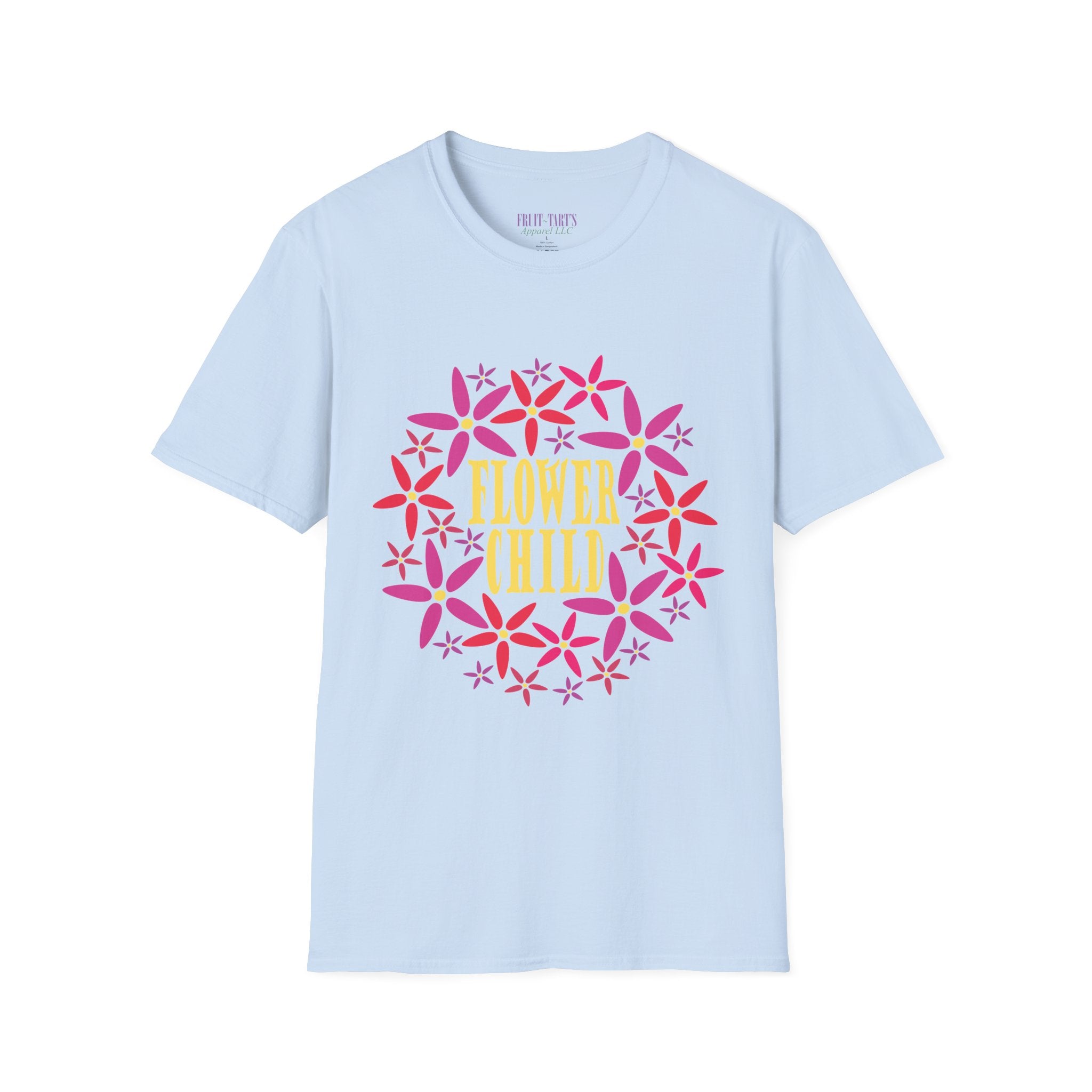 Flower Child Graphic Design T-Shirt — Retro Floral Style