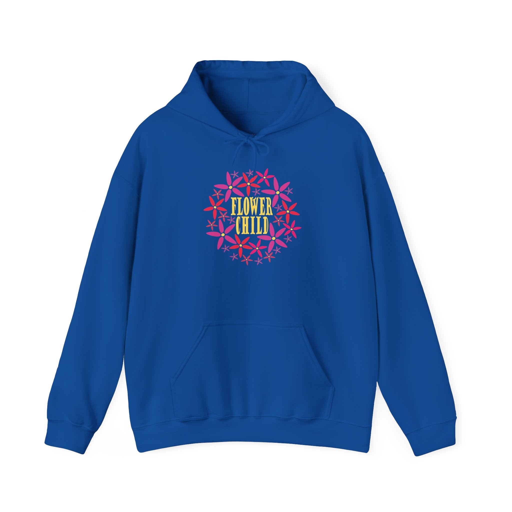 Flower Chil Graphic Design Hoodie — Retro Floral Style