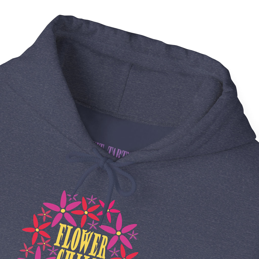 Flower Chil Graphic Design Hoodie — Retro Floral Style