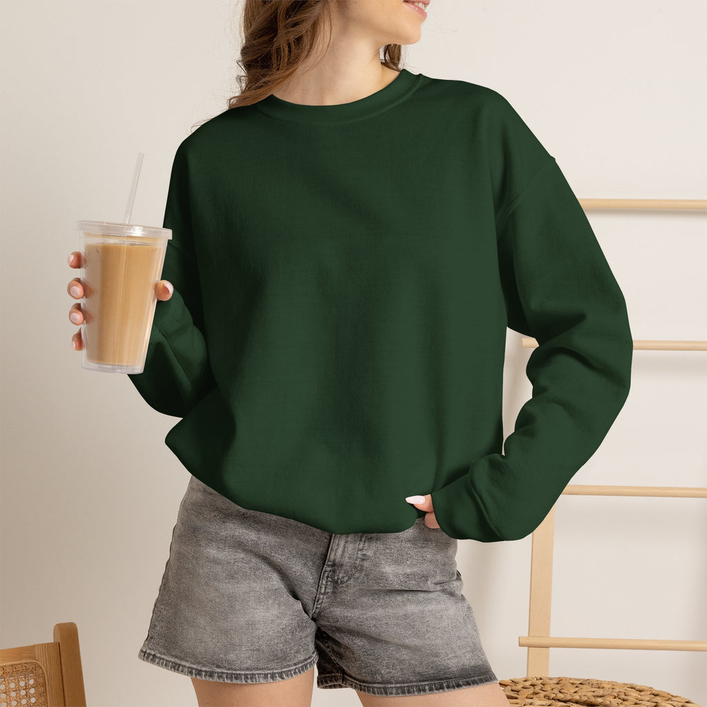 But What If It All Works Out Graphic Design Sweatshirt — Funky Gradient Text on Back