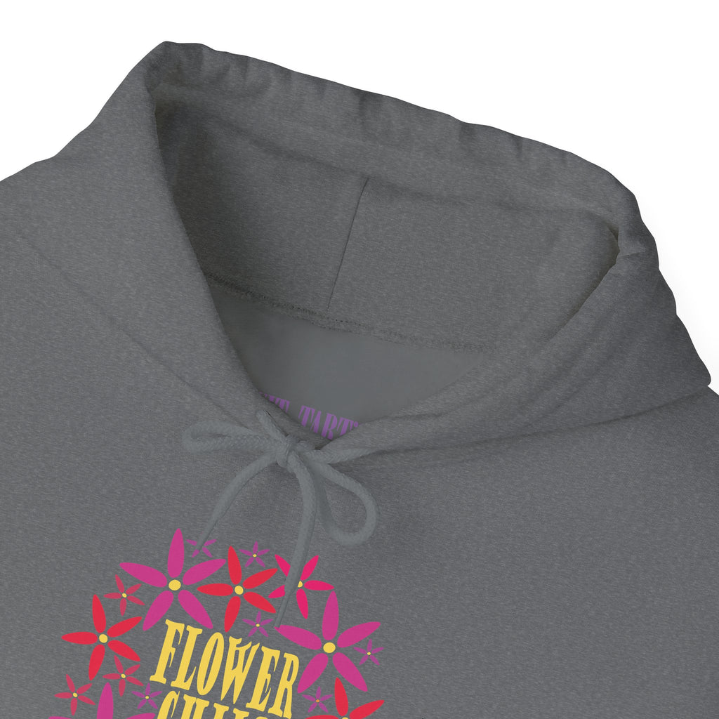 Flower Chil Graphic Design Hoodie — Retro Floral Style