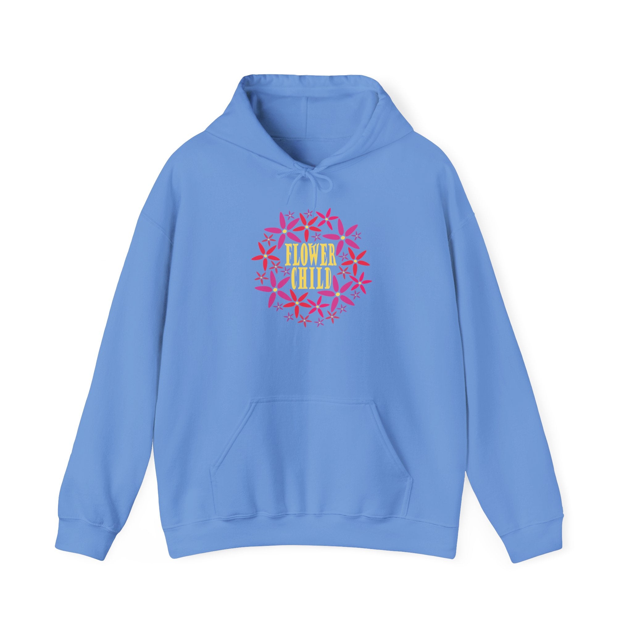 Flower Chil Graphic Design Hoodie — Retro Floral Style