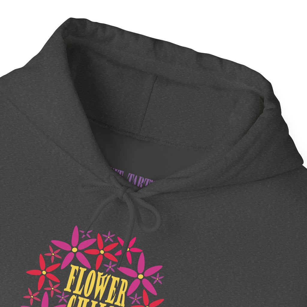 Flower Chil Graphic Design Hoodie — Retro Floral Style