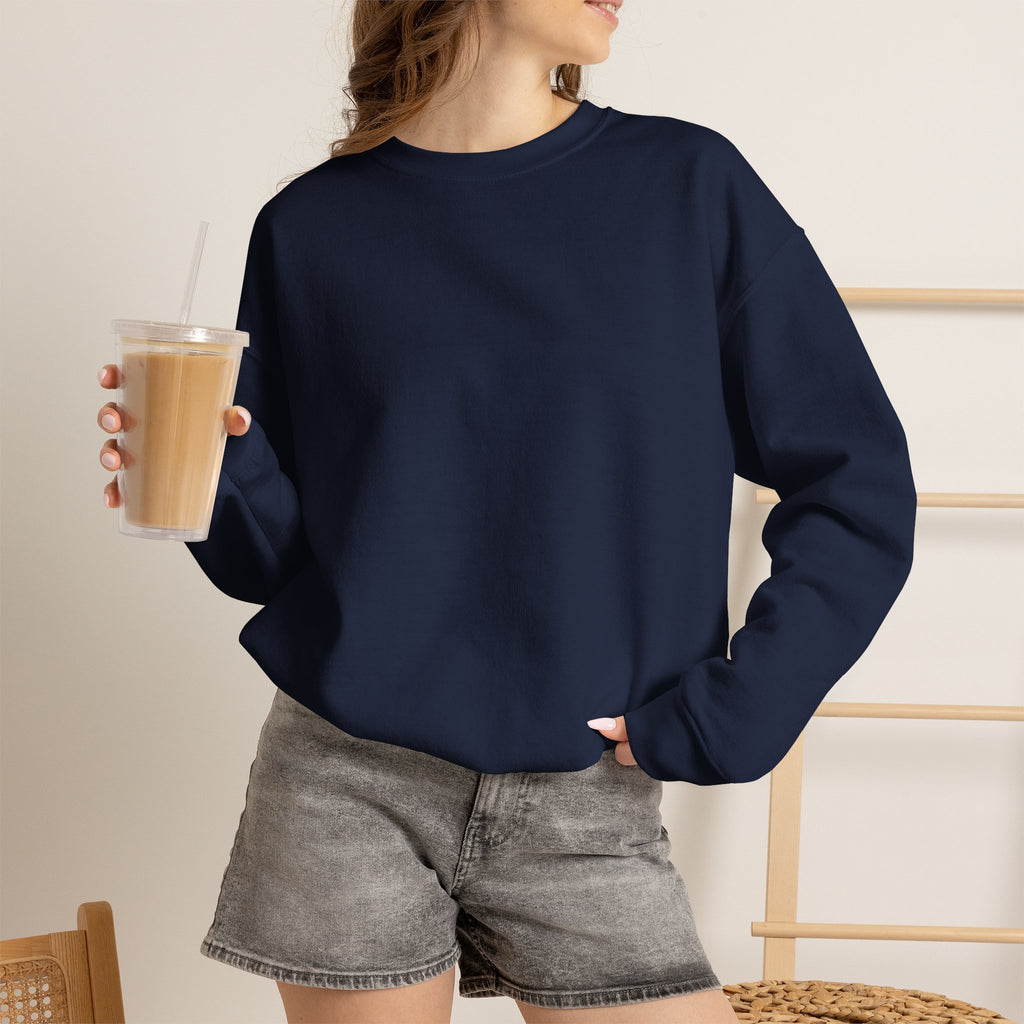 But What If It All Works Out Graphic Design Sweatshirt — Funky Gradient Text on Back