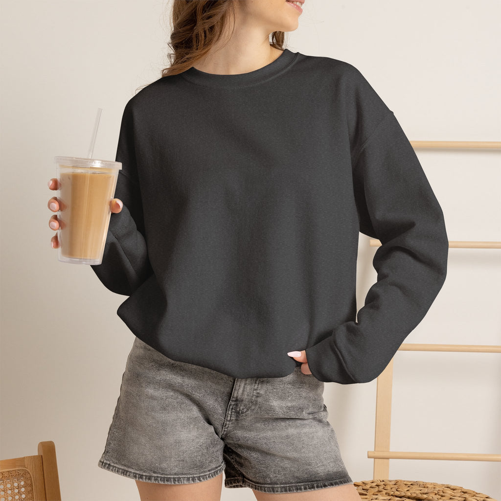 But What If It All Works Out Graphic Design Sweatshirt — Funky Gradient Text on Back