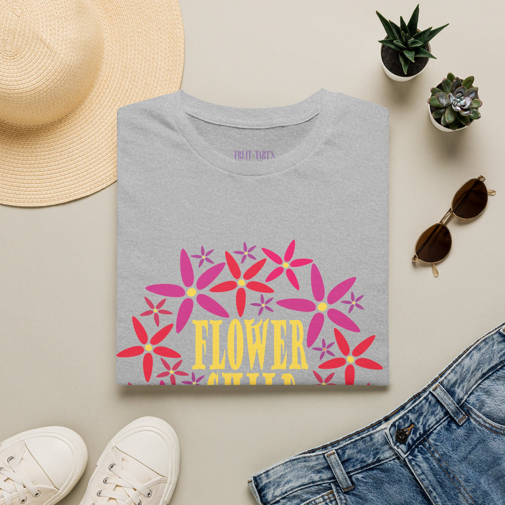 Flower Child Graphic Design T-Shirt — Retro Floral Style