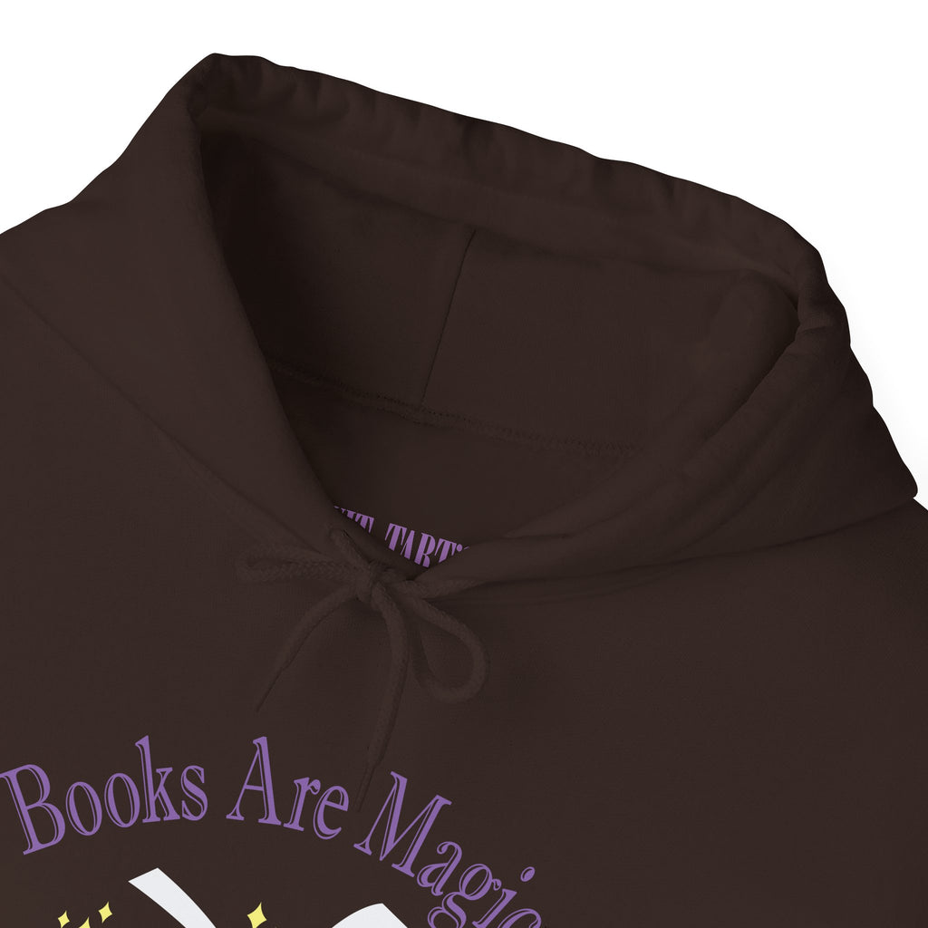 Books Are Magical Graphic Design Hoodie — Open Book Design for Readers & Book Lovers