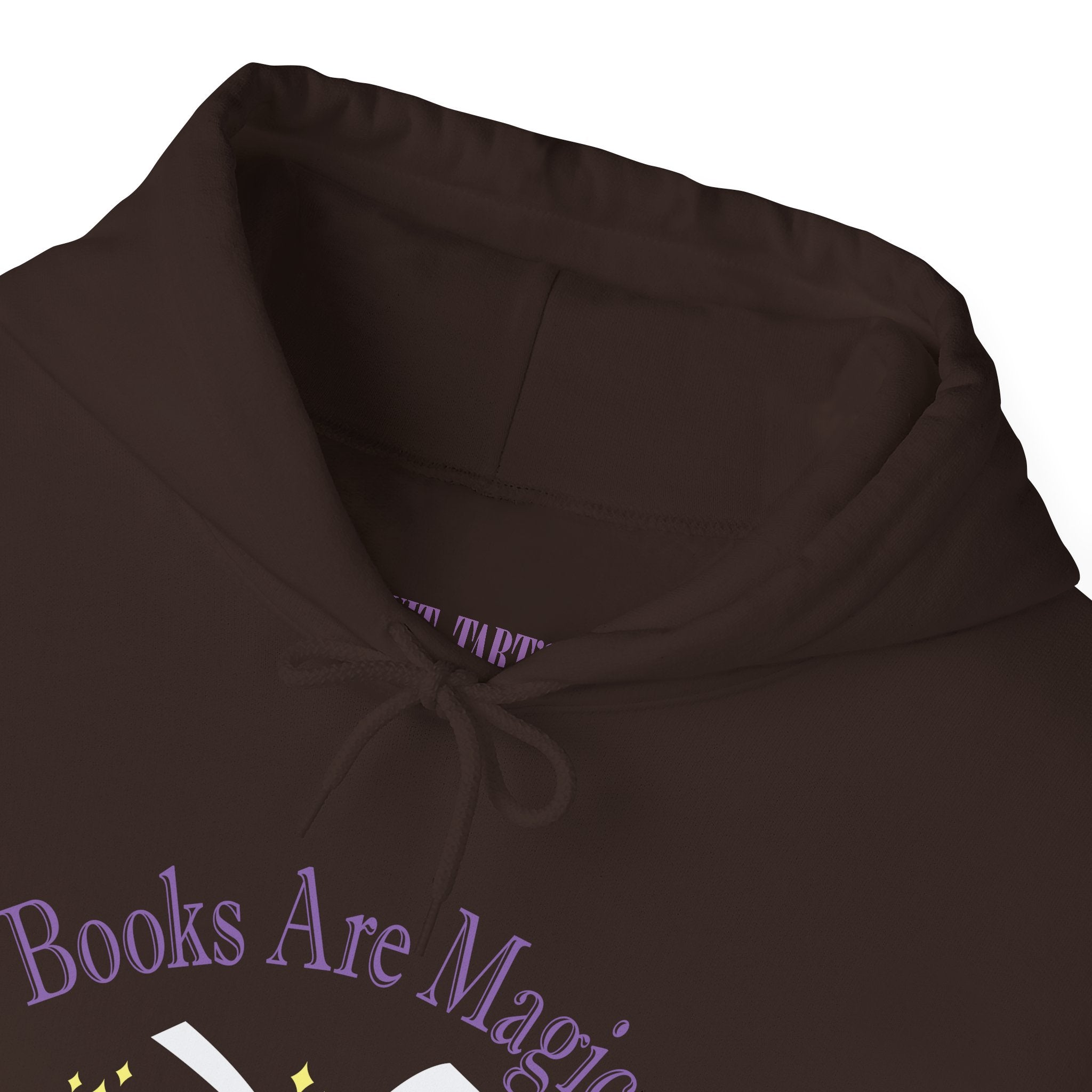 Books Are Magical Graphic Design Hoodie — Open Book Design for Readers & Book Lovers